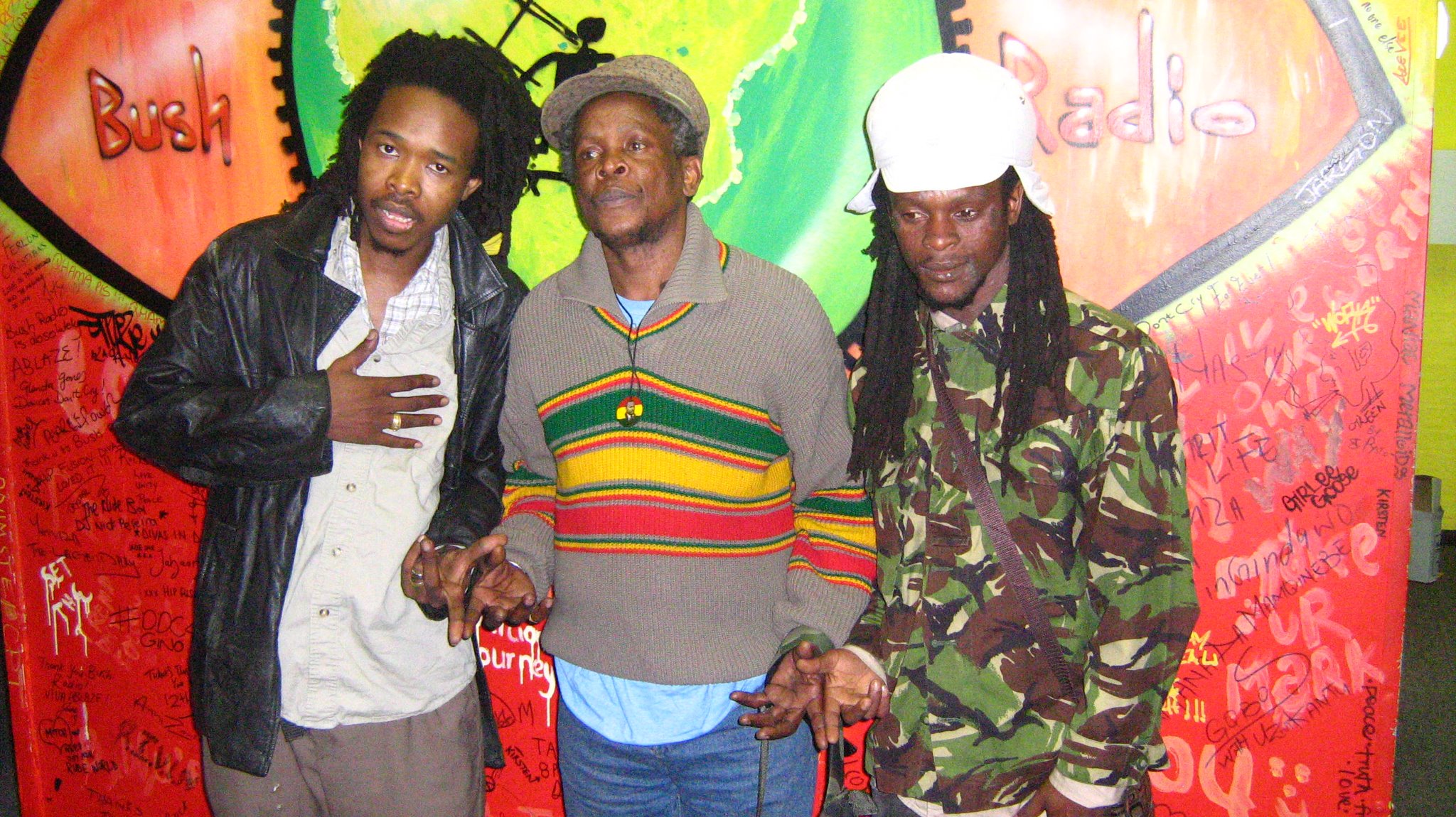Ras Magnificent with Scratch and Papa Freedom
