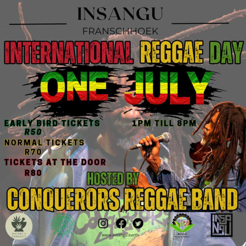 International Reggae Day. Conquerers Reggae Band