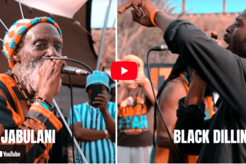 black dillinger and Ras Jabulani at Gumba Fyah Soweto Dub Experience