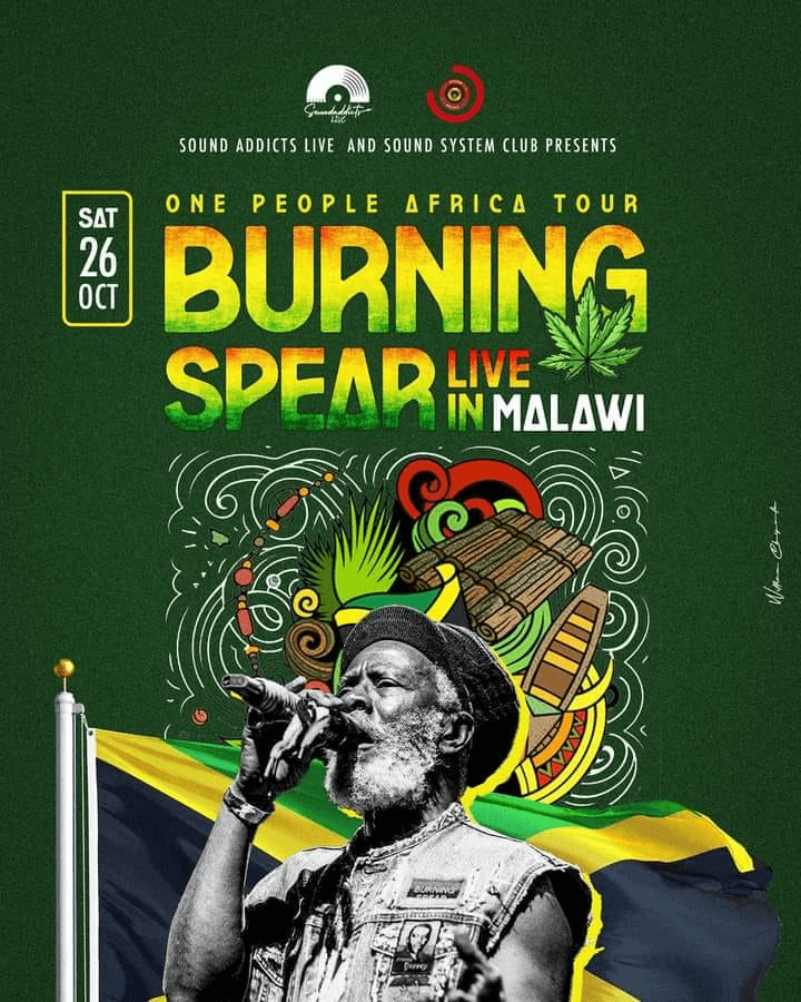Burning Spear One People Africa Tour Malawi