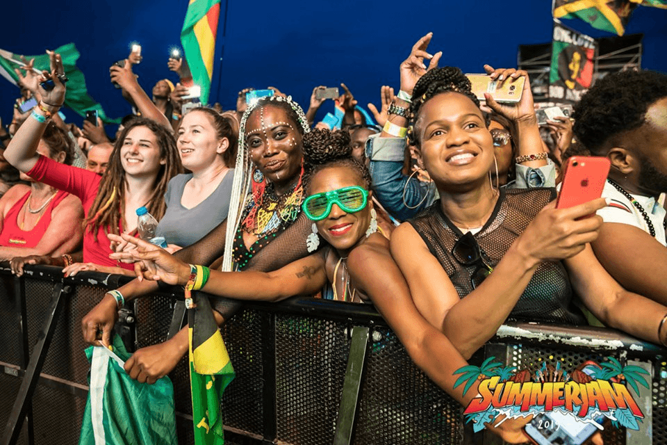 Crowd at Summerjam 2019